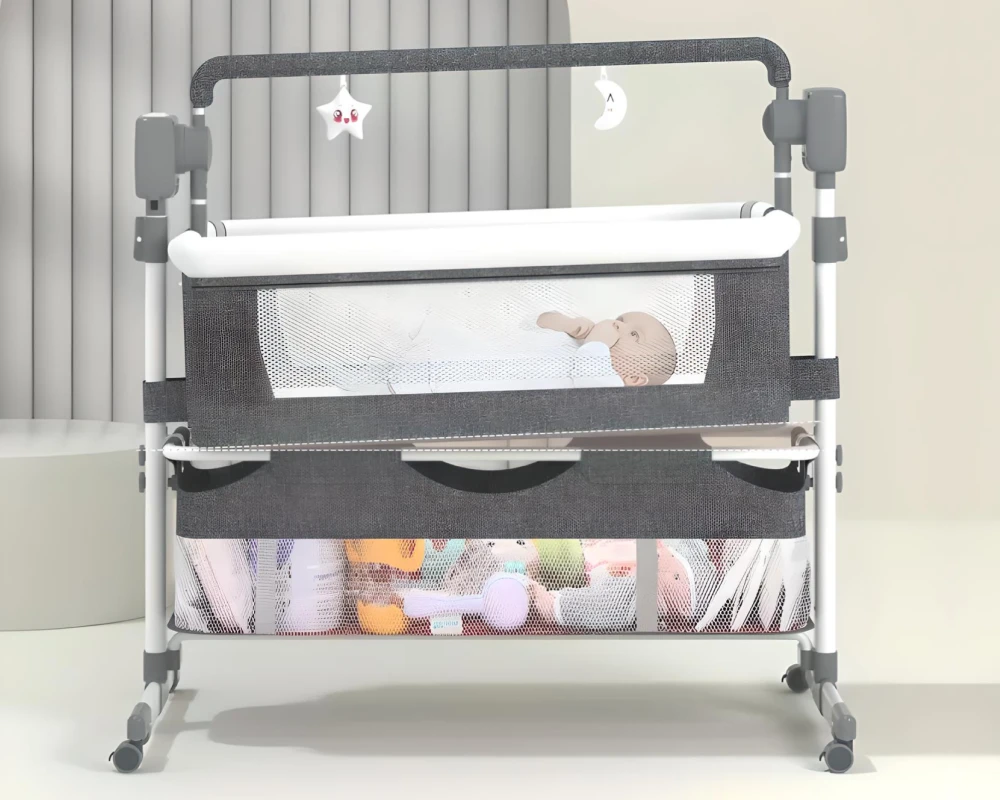 automatic rocking bassinet cradle